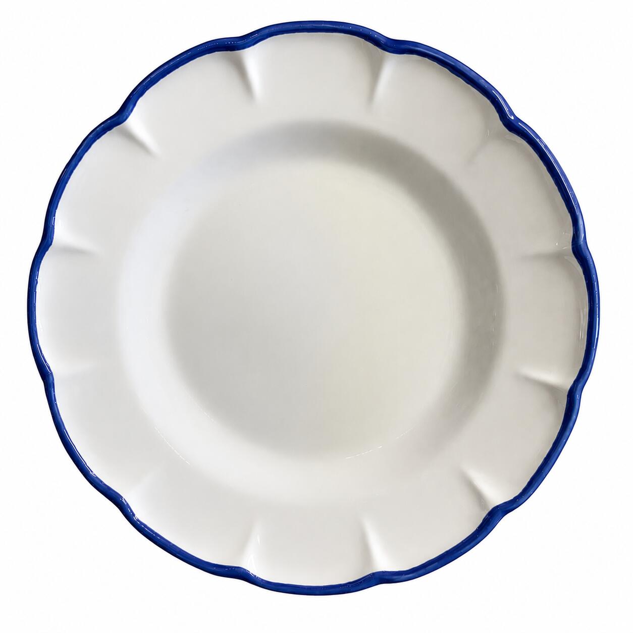 Dolcevita Filo dyb tallerken, Ø24 cm - Blå